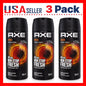AXE Deodorant Body Spray Musk x [3 Pack] 5 oz (150 ml) Long-Lasting Fresh Scent for Men, Everyday Odor Protection, Confidence-Boosting Masculine Fragrance Spray, Daily Body Spray for Work, Gym, Travel & Casual Use