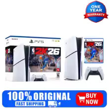 Sony PlayStation 5 Console - NBA 2K26 Bundle - Includes DualSense Wireless Controller - 4K Gaming System