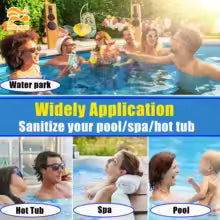 3 inch 50 Pounds Chlorine Tablets , Stabilized Chlorine Tablets for Hot Tubs, Swimming Pools and Spas - Slow Dissolving