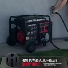 DS13000MX 13,000-Watt 500cc Dual Fuel Portable Generator - Gas and Propane, Remote Electric Start, Whole Home Power Backup