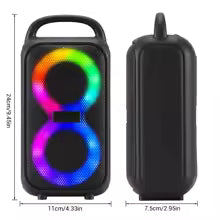 1000W Party Portable Speakers Bluetooth Wireless Boombox Sound Large Speaker Dual 3 inche Subwoofer for Outdoor Dancing Famliy