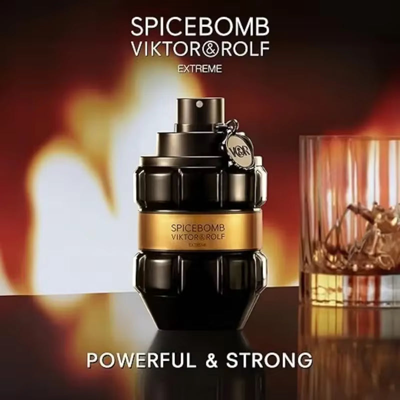 Viktor & Rolf Boom! Men's Perfume - Spicy Wood Mixed With Amber and Vanilla, 3.4 Ounces, Lasting Fragrance, High-quality Men's