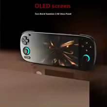 Retroid Pocket 5 Handheld Game Console 5.5'' AMOLED Screen Android13 Joystick RGB Lighting Effect Active Cooling Video Games
