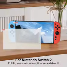 2 PCS Tempered Glass Screen Protector Films Game Console Screen Protector Film Screen Tempered Film for Nintendo for Switch 2